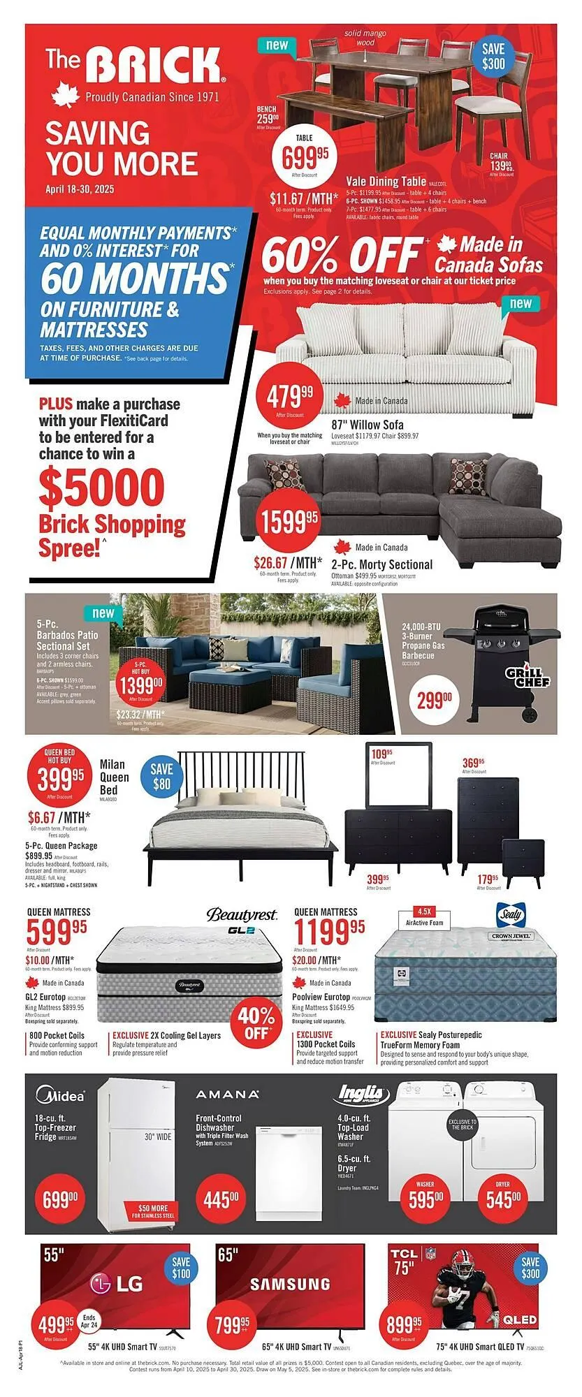 The Brick flyer from April 18 to April 21 2025 - flyer page 3