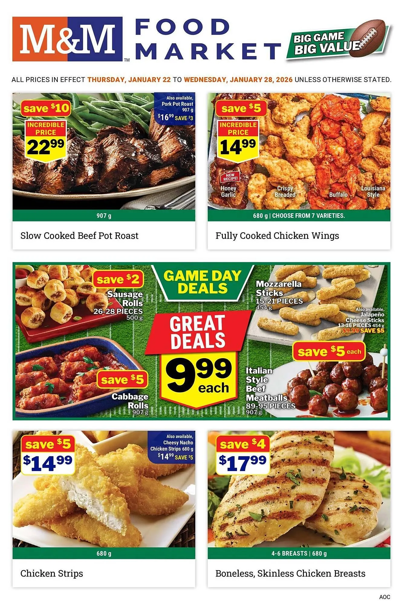 M & M Food Market flyer - 1