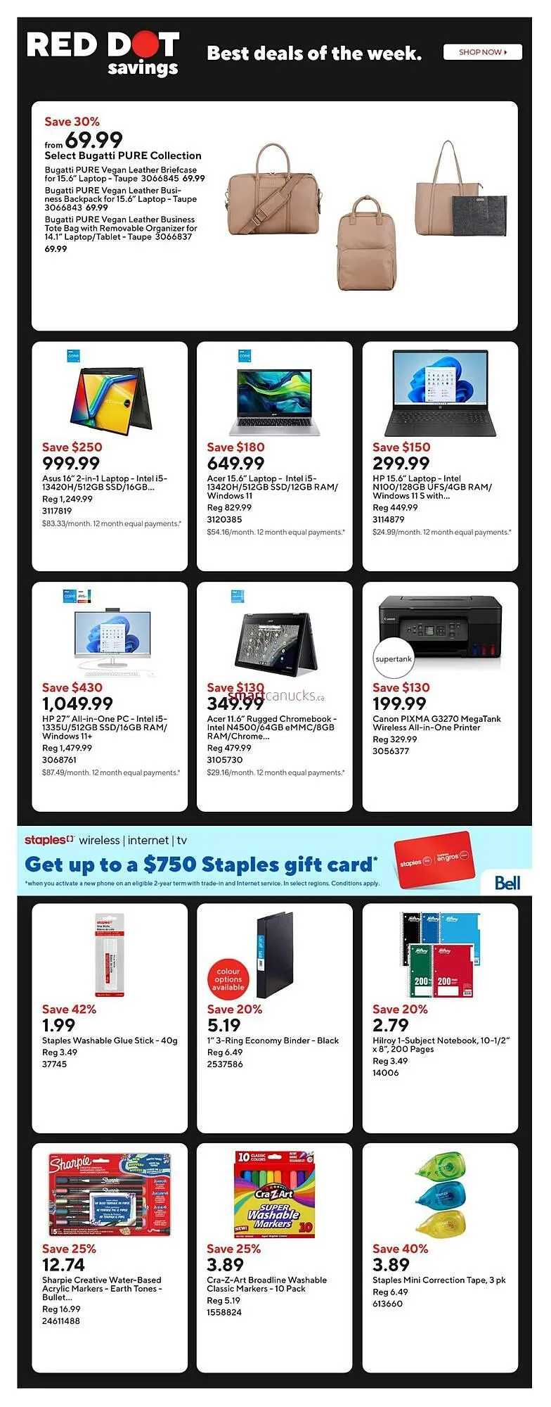 Staples flyer from February 9 to February 11 2026 - flyer page 2