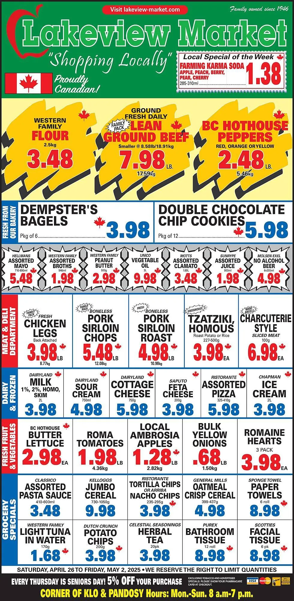 Lakeview Market flyer from May 2 to May 8 2025 - flyer page 1