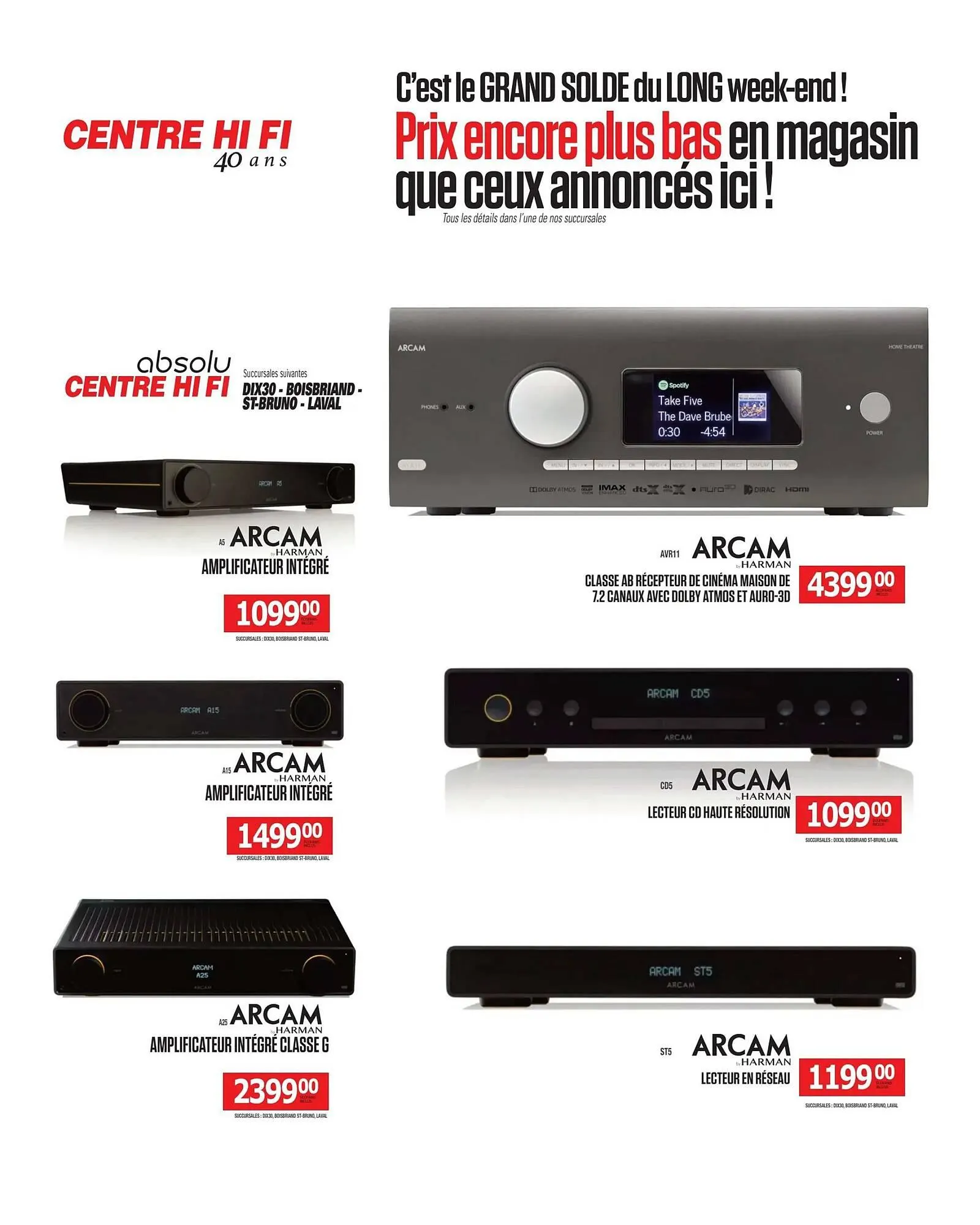 Centre Hi-Fi flyer from August 29 to September 4 2025 - flyer page 39