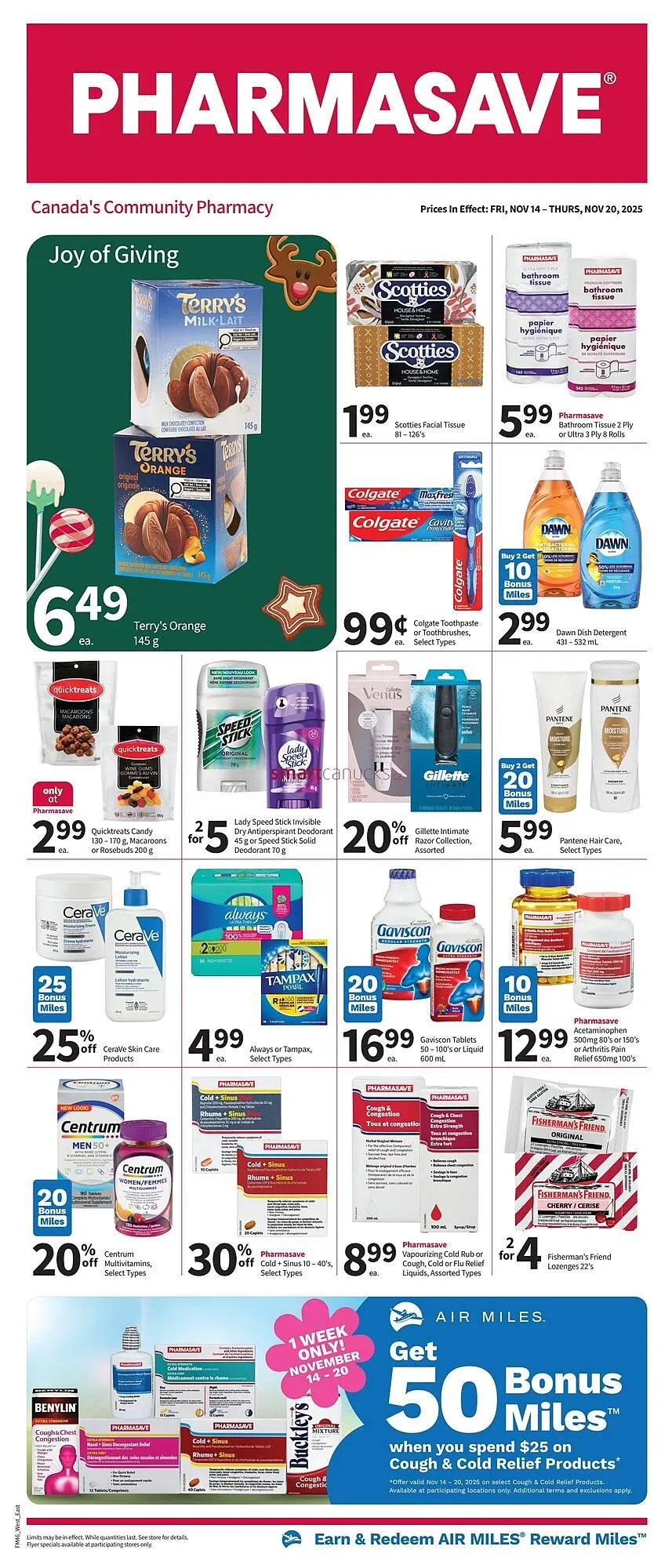 Pharmasave flyer from November 13 to December 10 2025 - flyer page 1