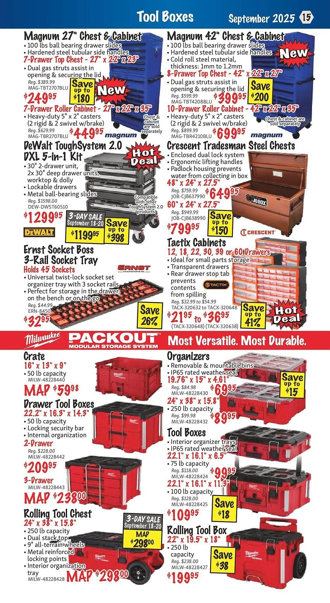 KMS Tools flyer from September 1 to September 15 2025 - flyer page 15