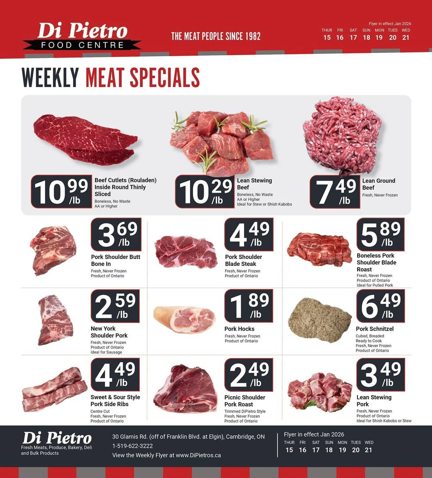 Di Pietro flyer from January 15 to January 21 2026 - flyer page 2