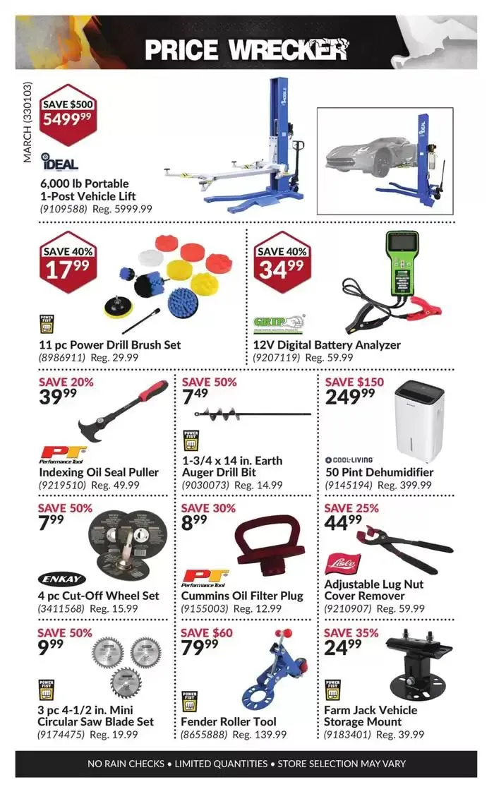 Price Wrecker from March 1 to March 31 2025 - flyer page 22