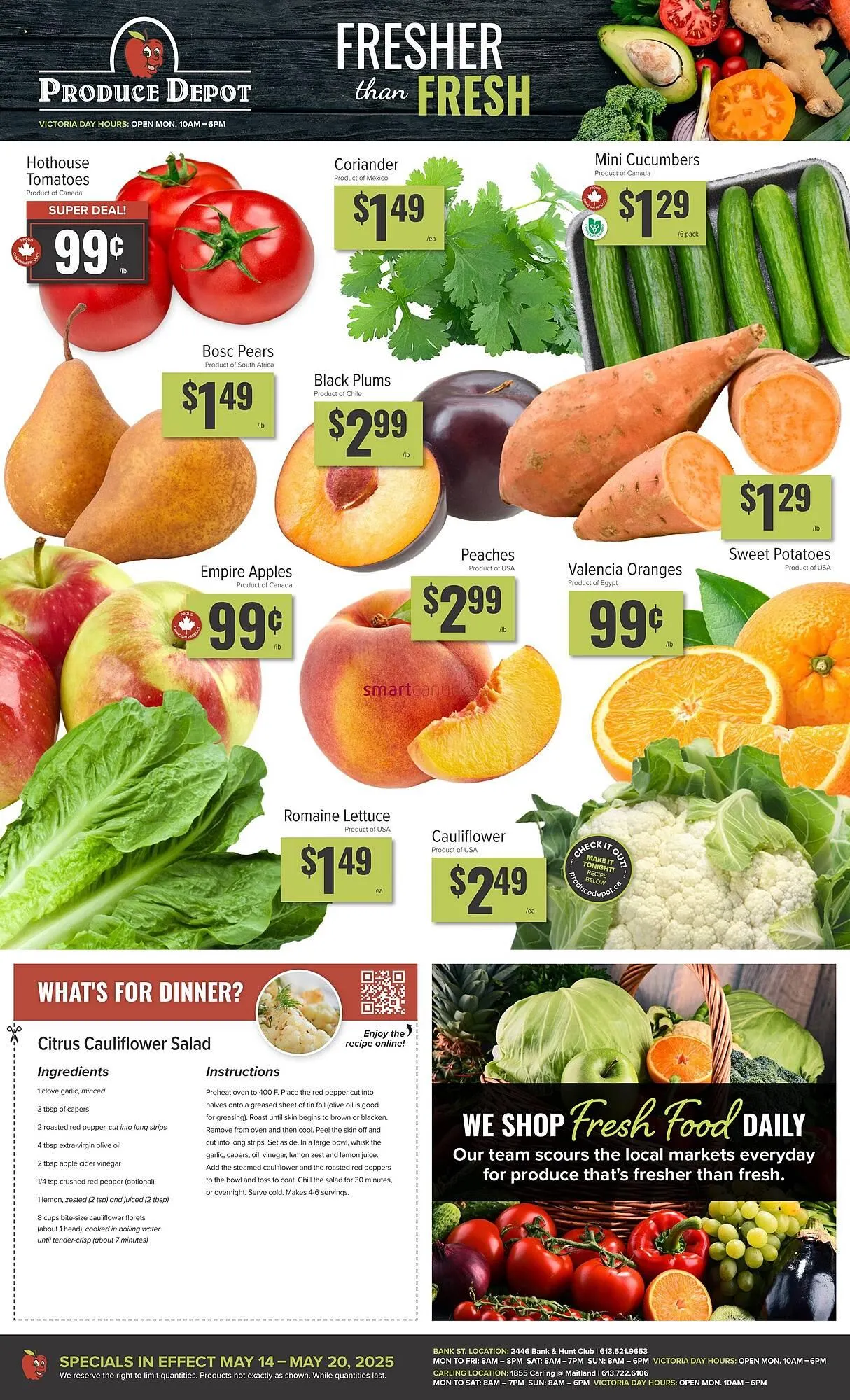 Produce Depot flyer - 1