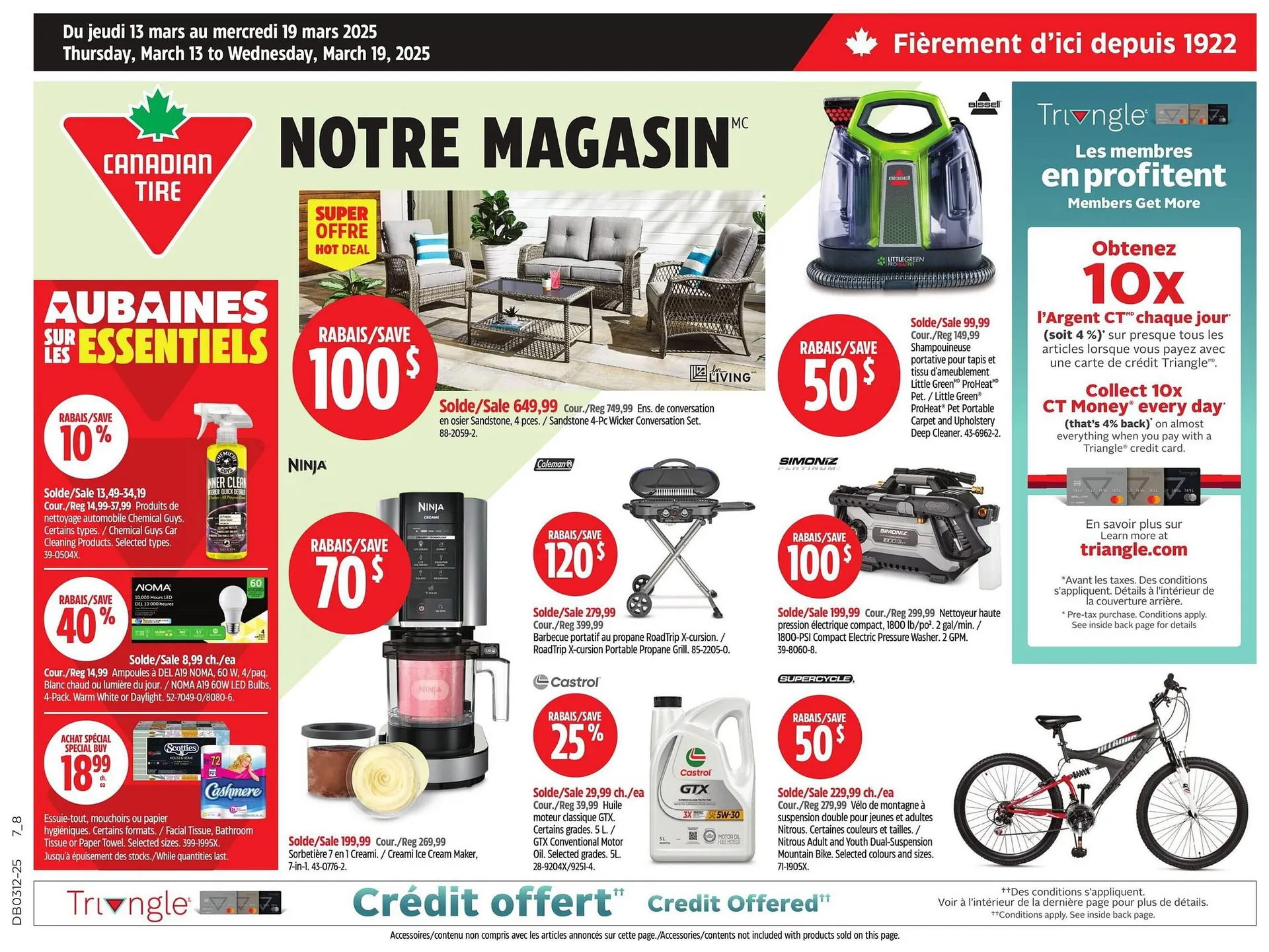Canadian Tire flyer from March 13 to March 19 2025 - flyer page 1