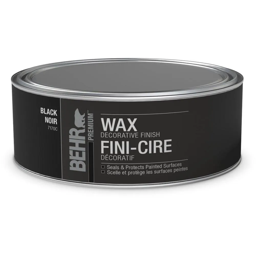 Wax Decorative Finish - Black, 227g