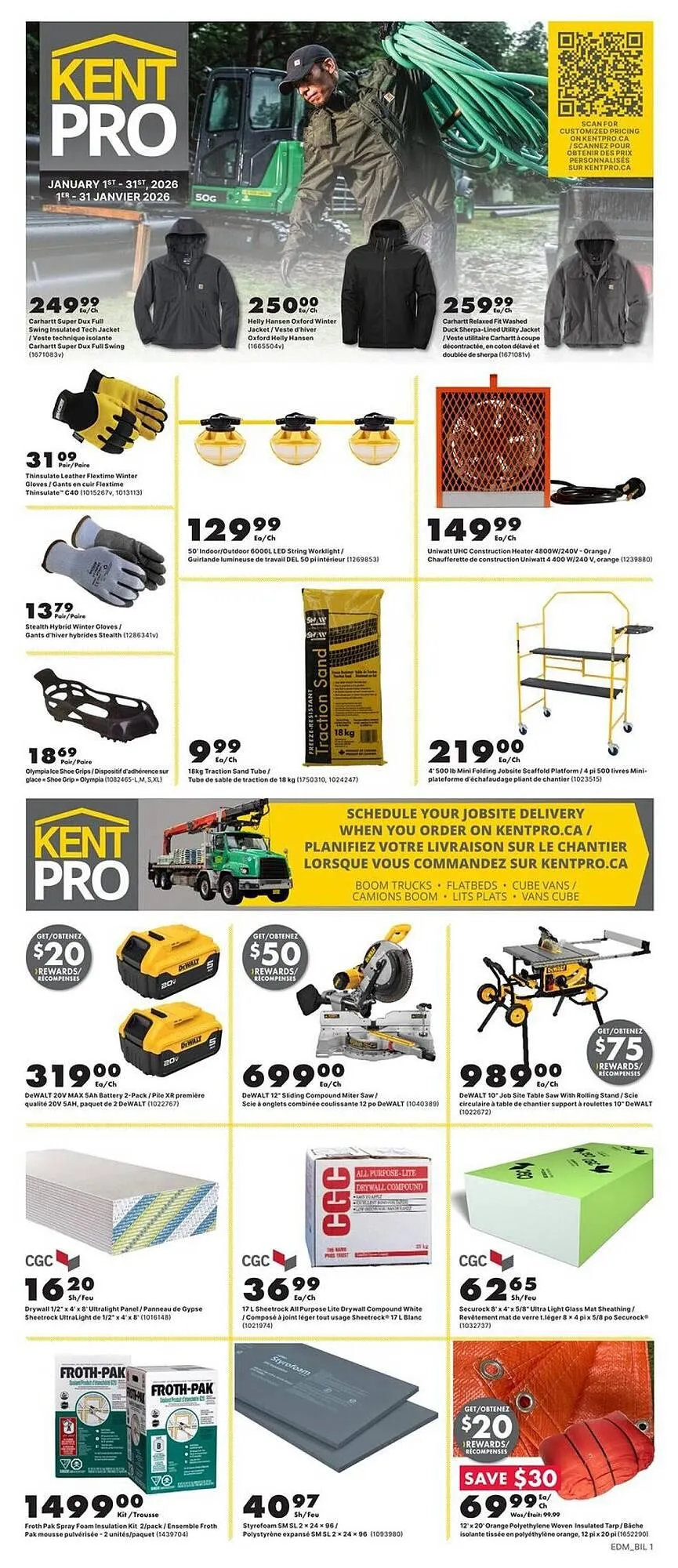 Kent flyer from January 1 to January 31 2026 - flyer page 1