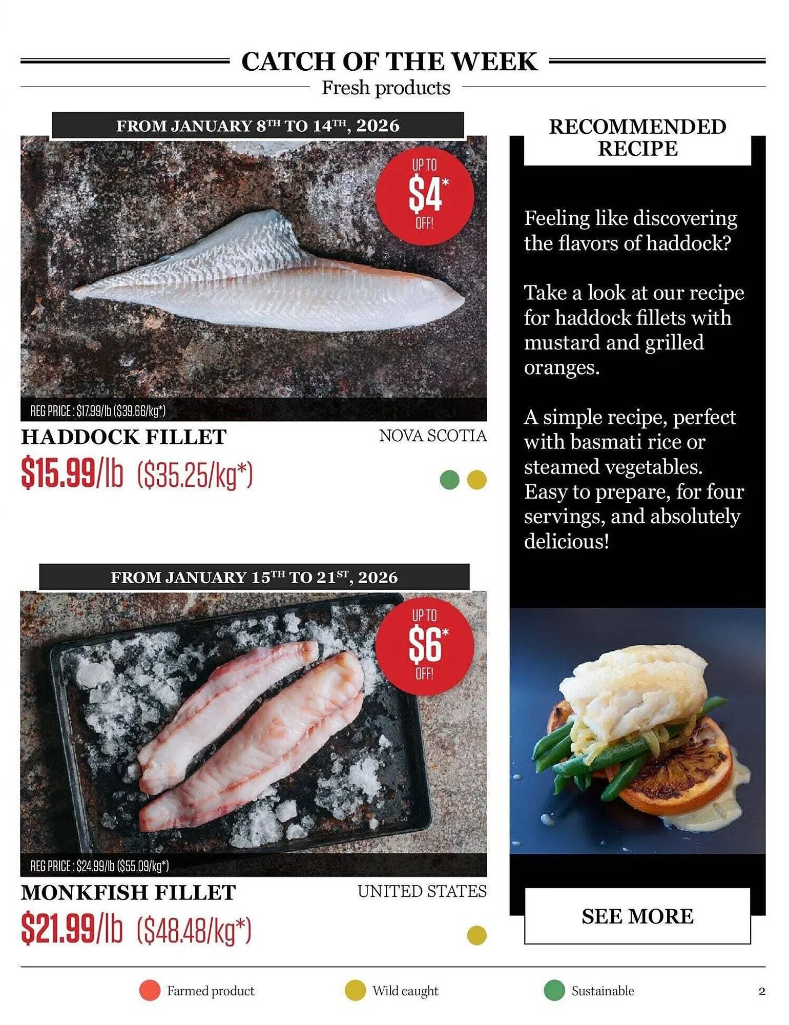 Odessa Poissonnier flyer from January 8 to January 15 2026 - flyer page 2