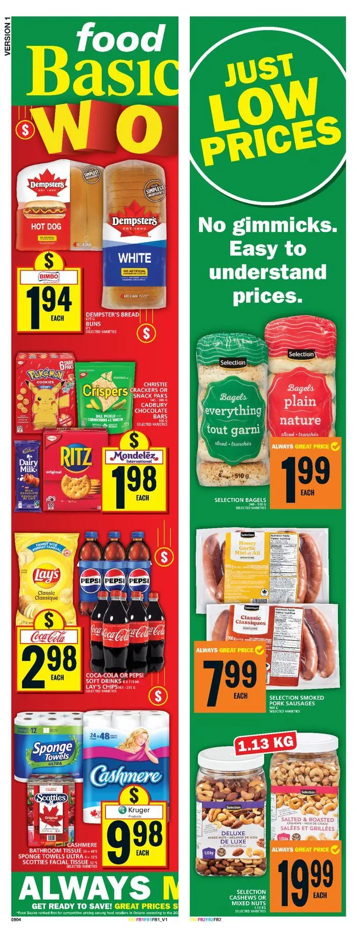 Food Basics weekly flyer from May 30 to June 5 2024 - flyer page 1