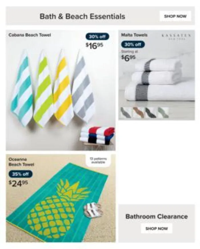 Linen Chest Flyer I Shop our Bedding Sale from June 4 to June 18 2024 - flyer page 4