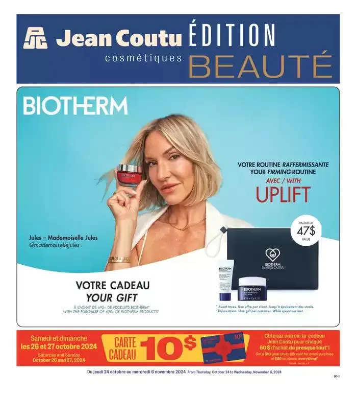 Cosmetics Insert from October 24 to November 6 2024 - flyer page 1