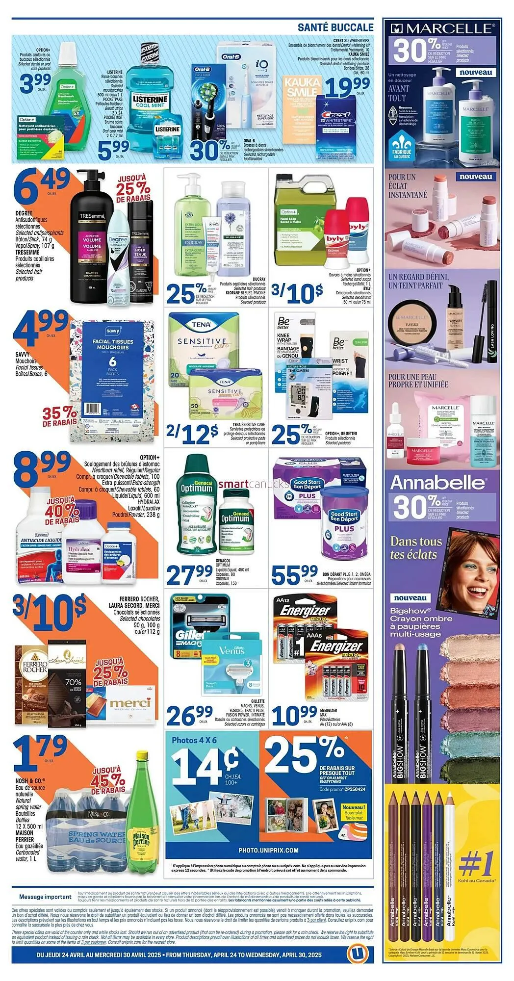 Uniprix flyer from April 24 to April 30 2025 - flyer page 2