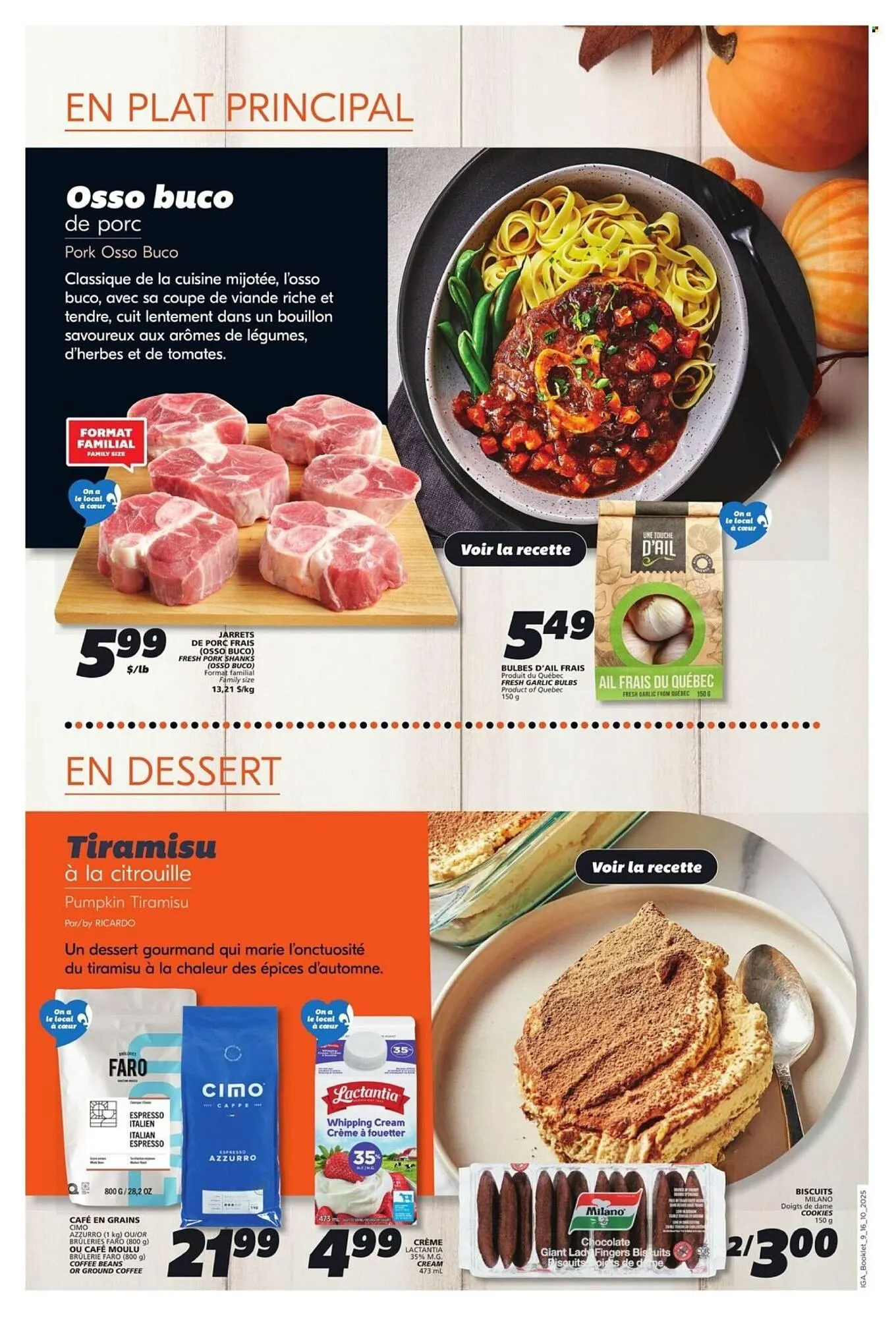IGA flyer from October 23 to October 29 2025 - flyer page 9