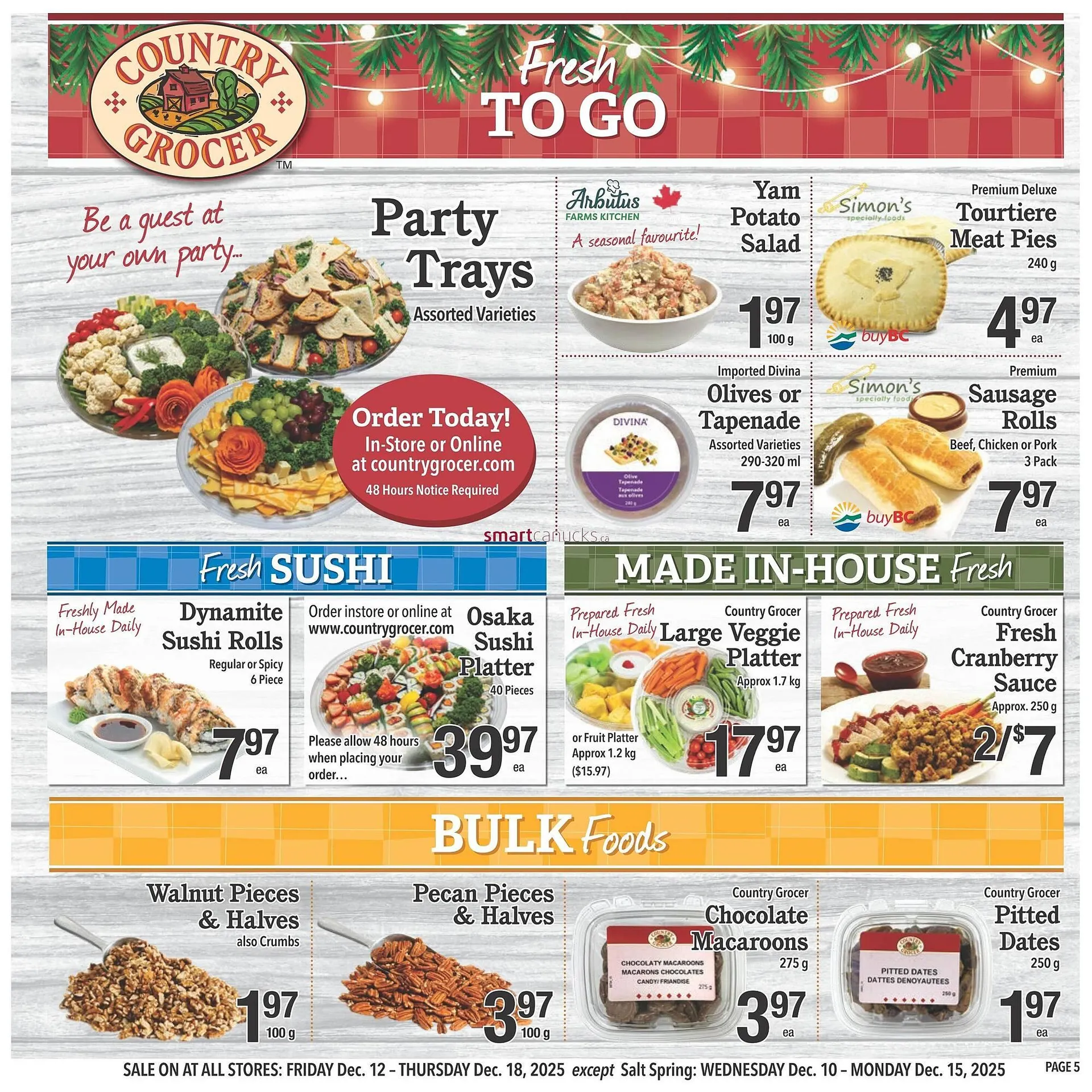 Country Grocer flyer from December 11 to December 17 2025 - flyer page 5
