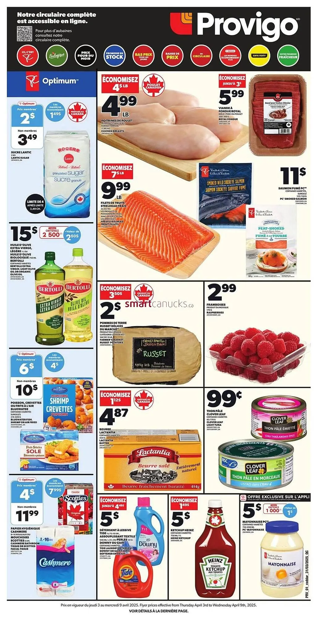 Provigo flyer from April 3 to April 9 2025 - flyer page 1