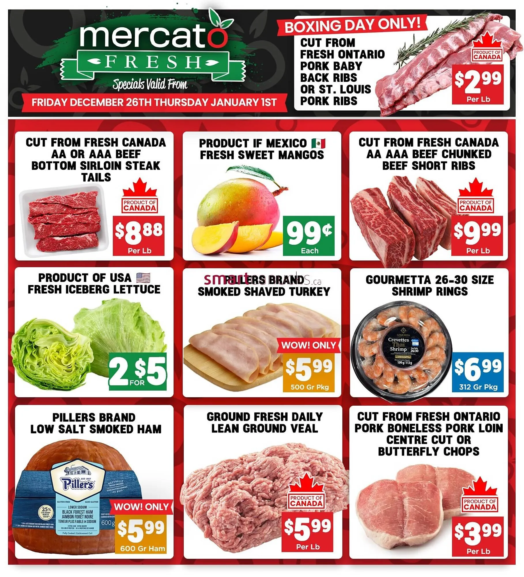 Mercato Fresh flyer from December 26 to January 1 2026 - flyer page 1