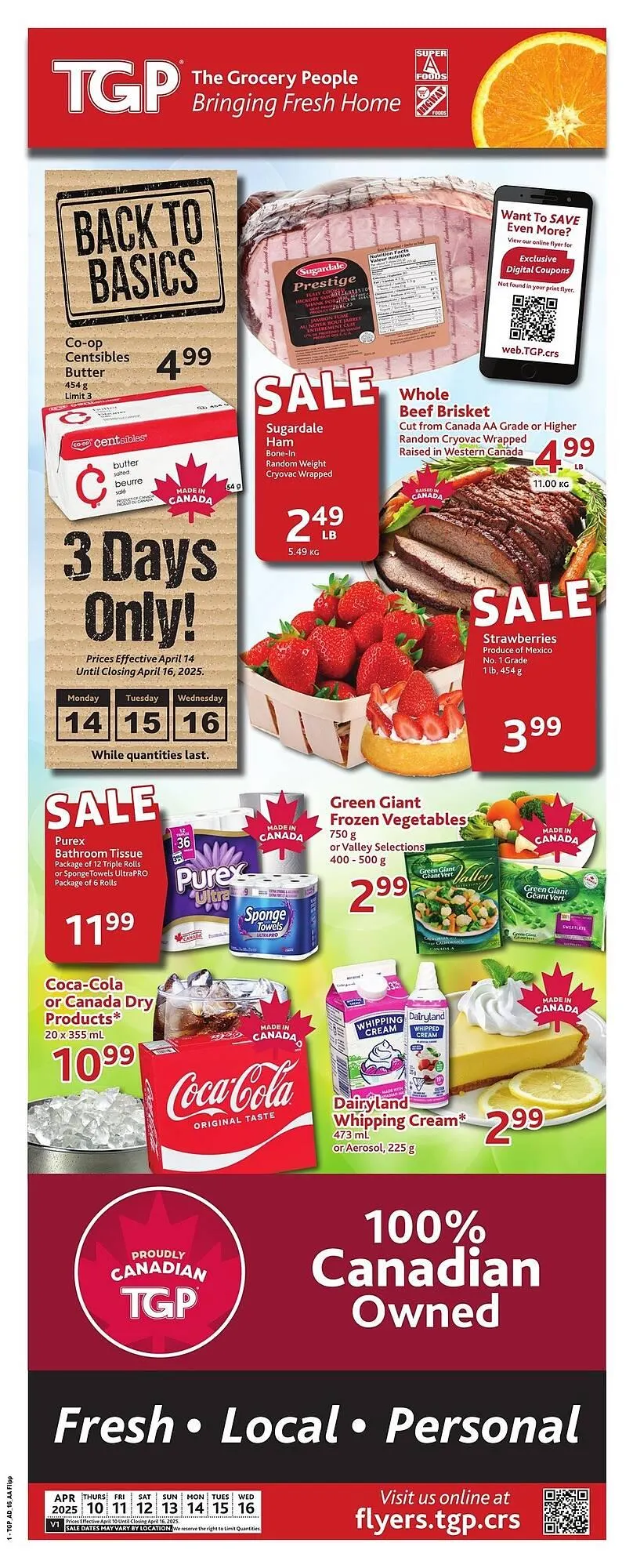TGP The Grocery People flyer - 1