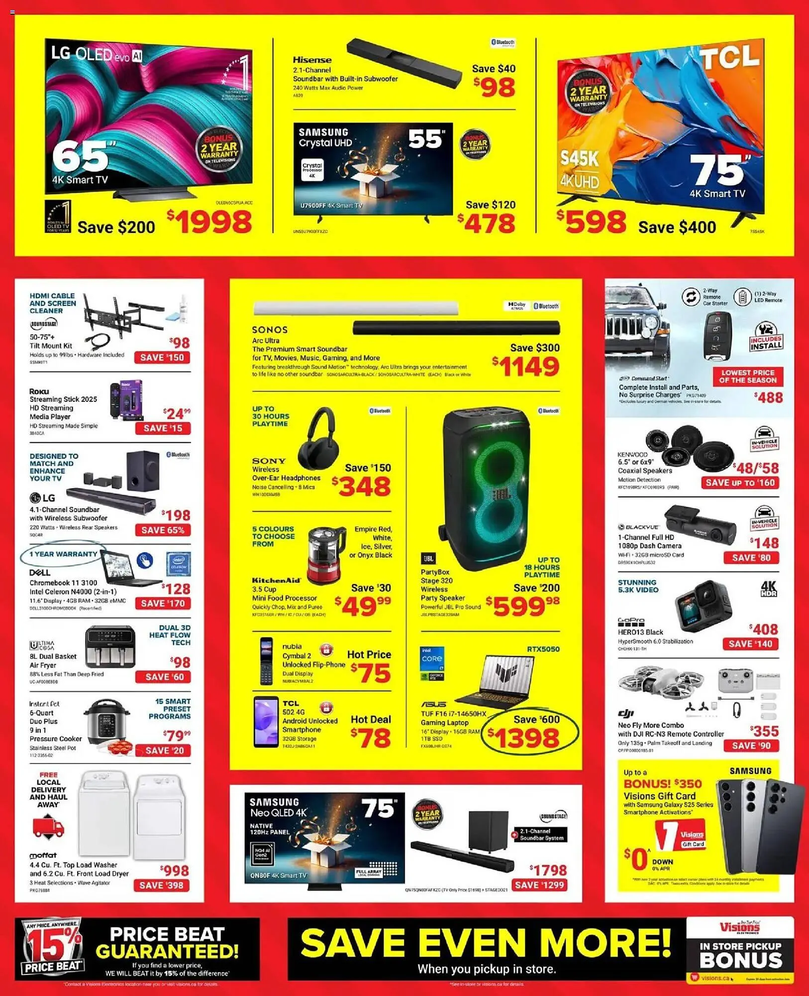 Visions Electronics flyer from December 24 to January 2 2026 - flyer page 3