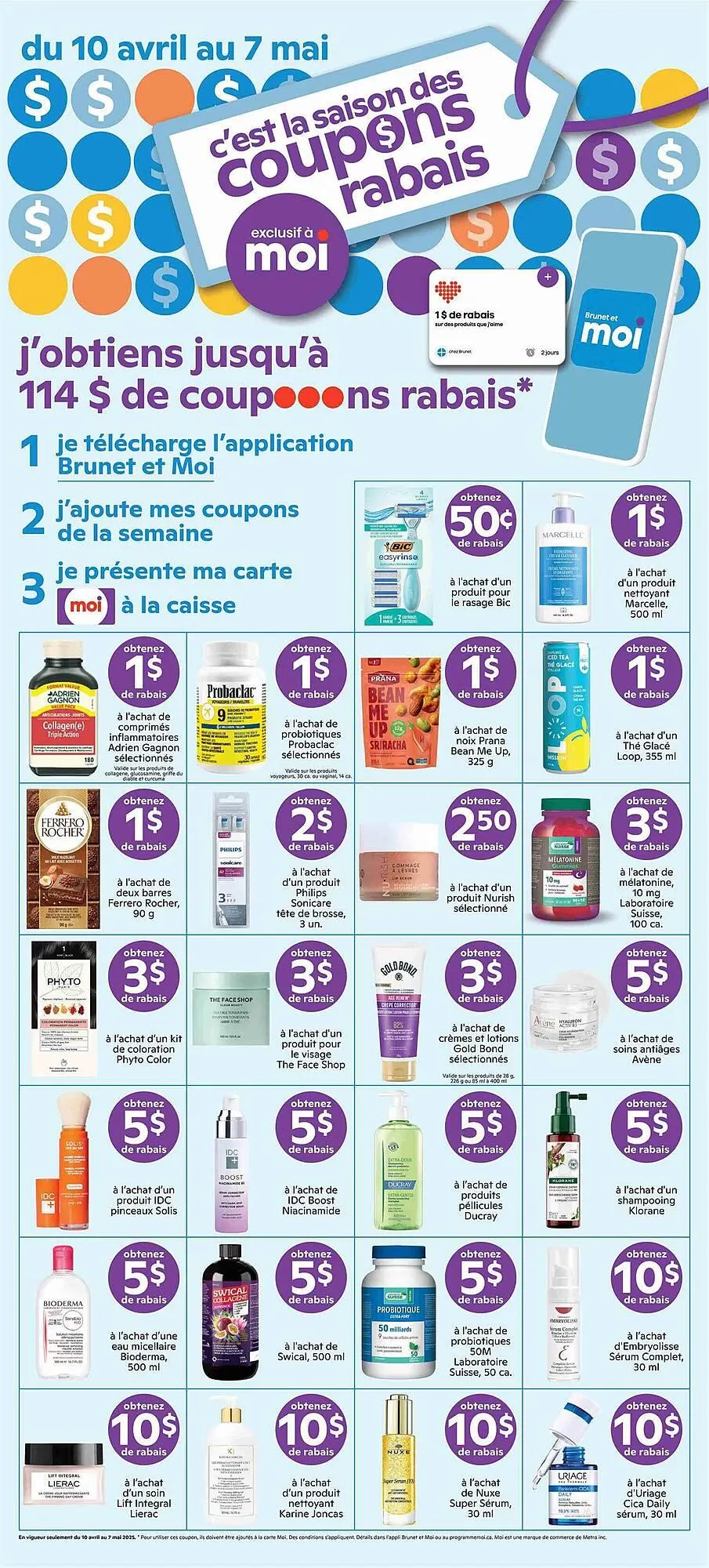 Brunet flyer from April 10 to April 24 2025 - flyer page 12