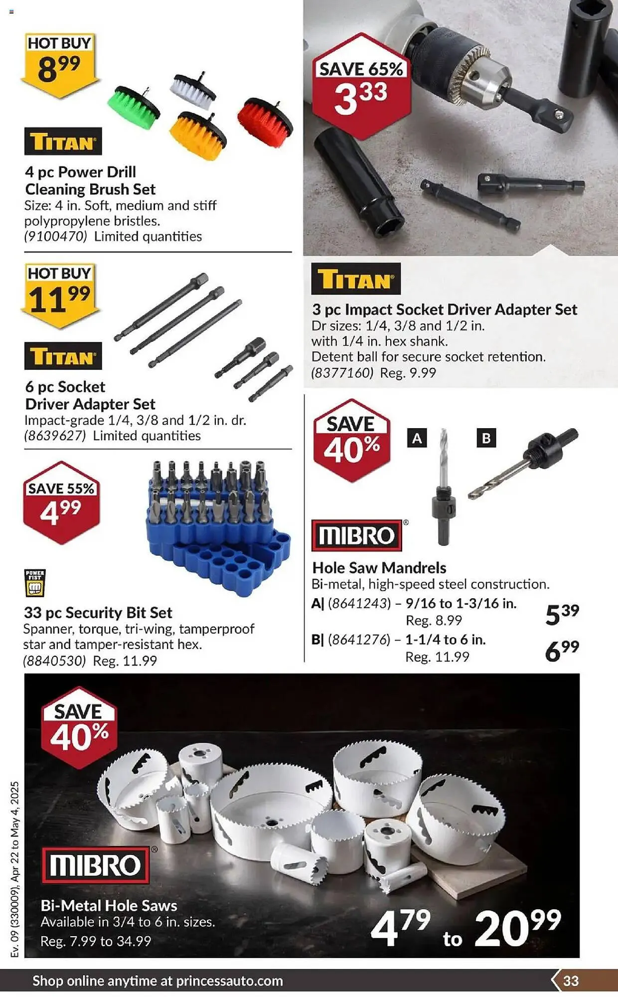 Princess Auto flyer from April 22 to May 4 2025 - flyer page 38