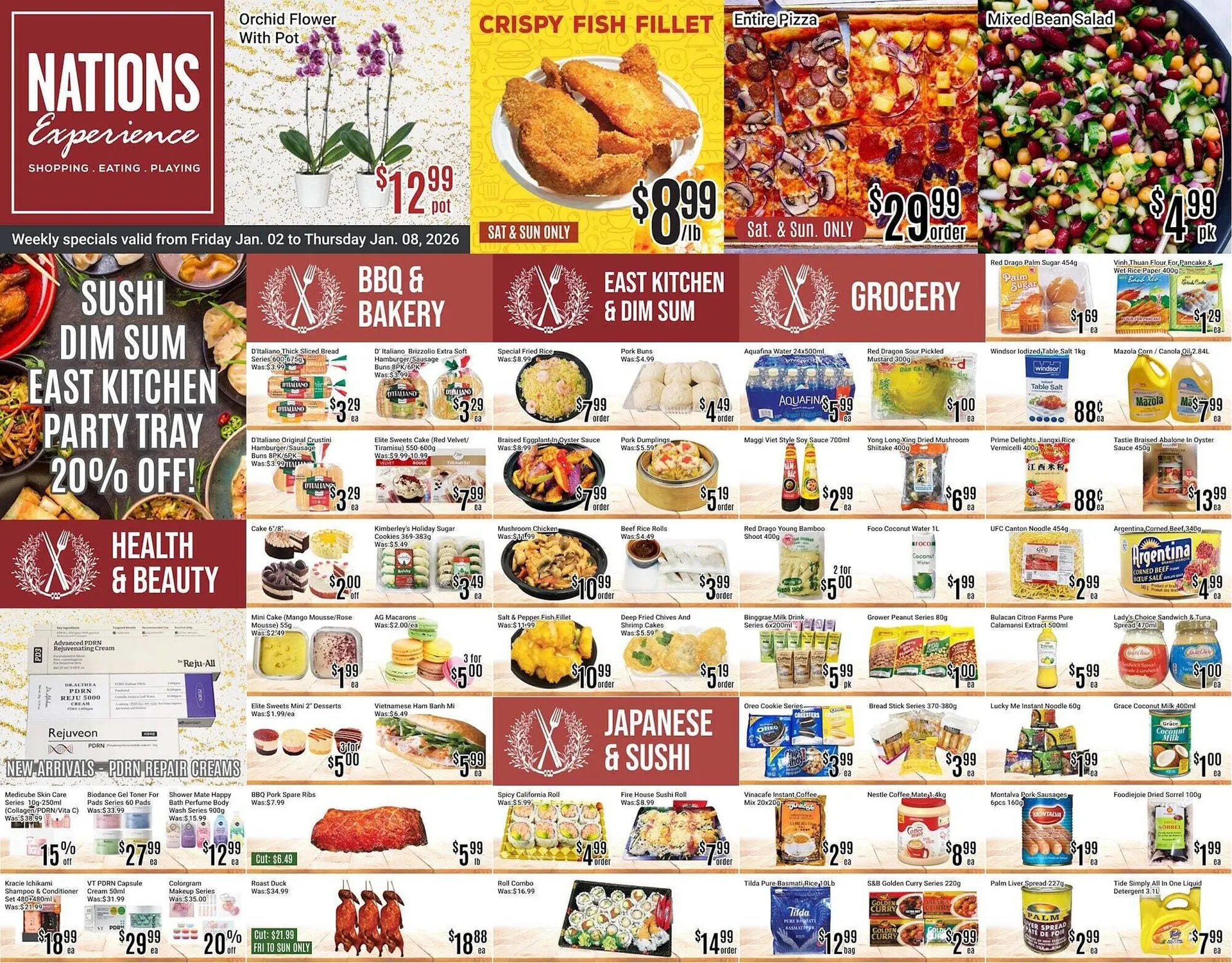 Nations Fresh Foods flyer from January 2 to January 8 2026 - flyer page 1