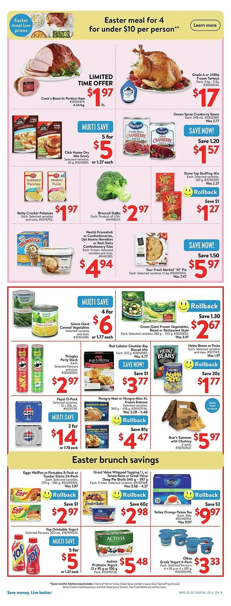 Walmart flyer from April 11 to May 2 2025 - flyer page 11