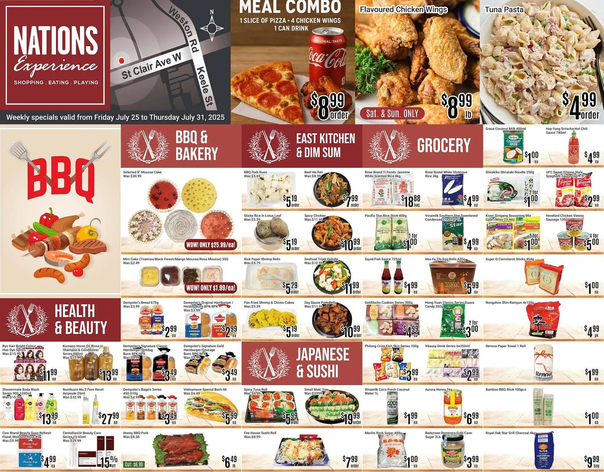 Nations Fresh Foods flyer from July 25 to August 1 2025 - flyer page 1