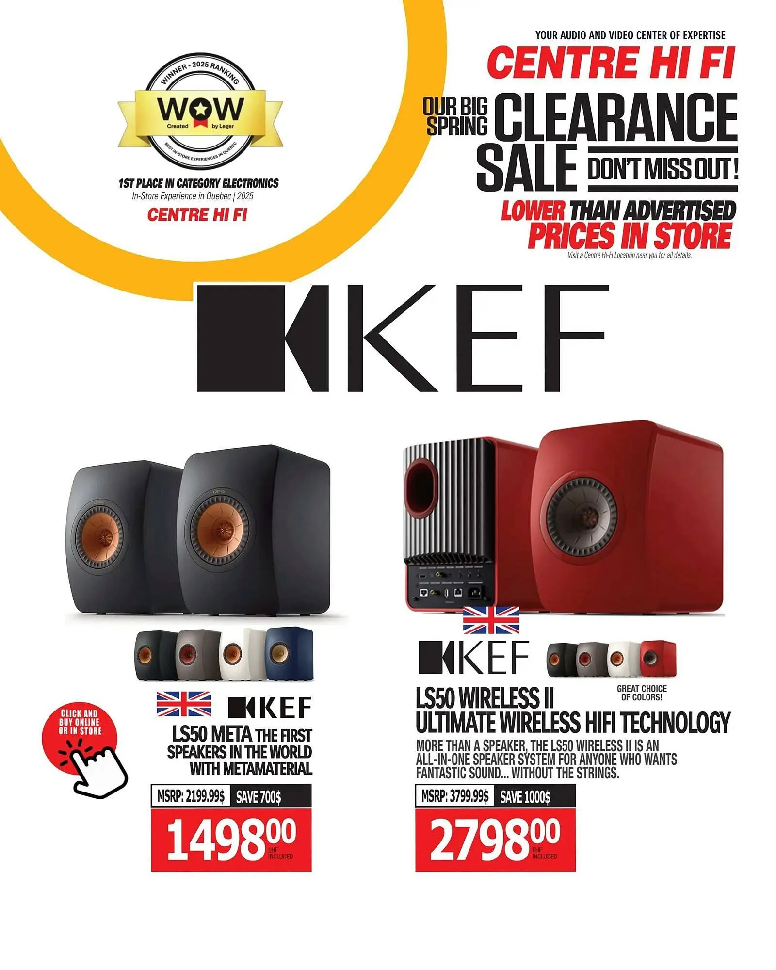 Centre Hi-Fi flyer from April 11 to April 17 2025 - flyer page 56