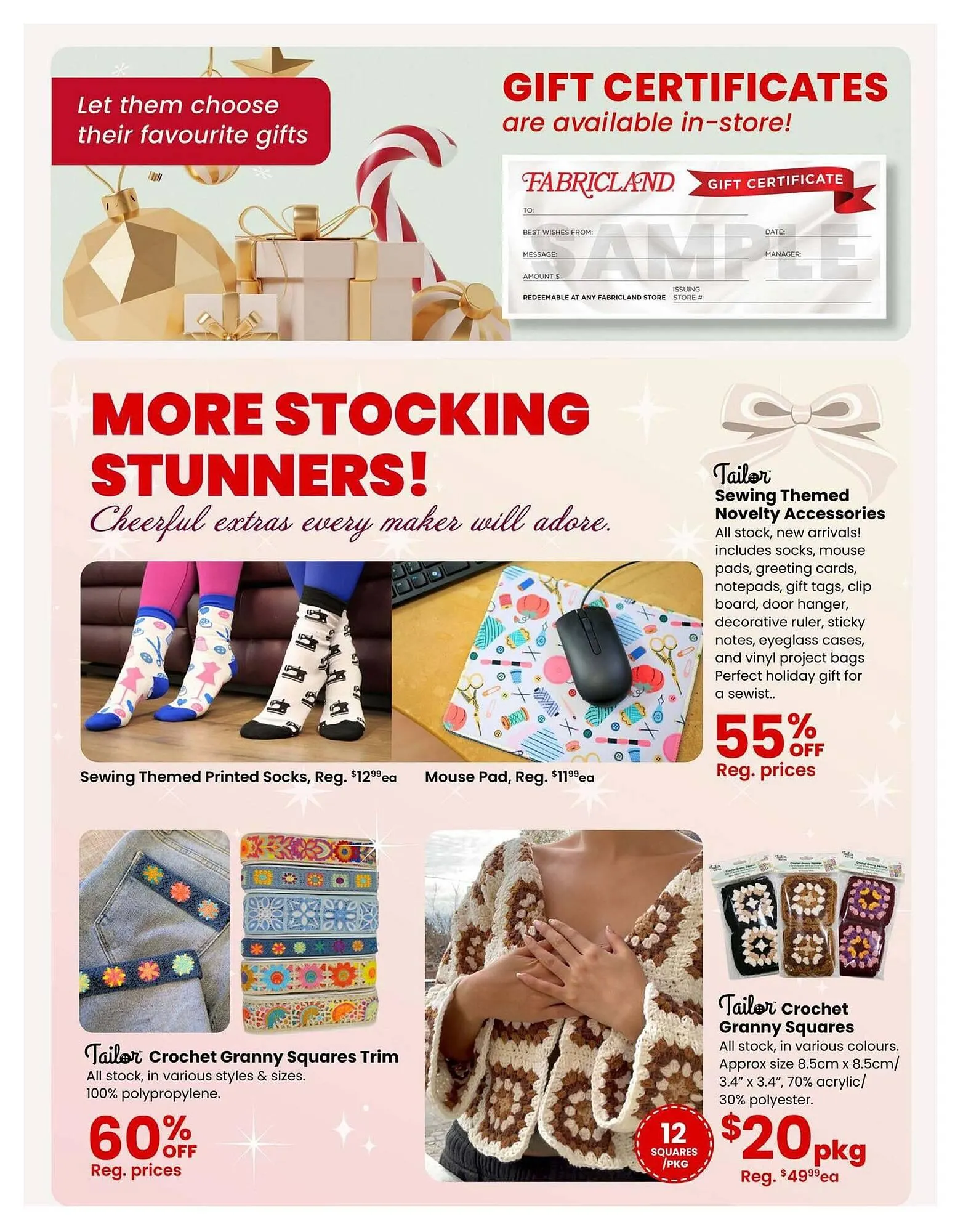 Fabricland flyer from December 1 to January 1 2026 - flyer page 10