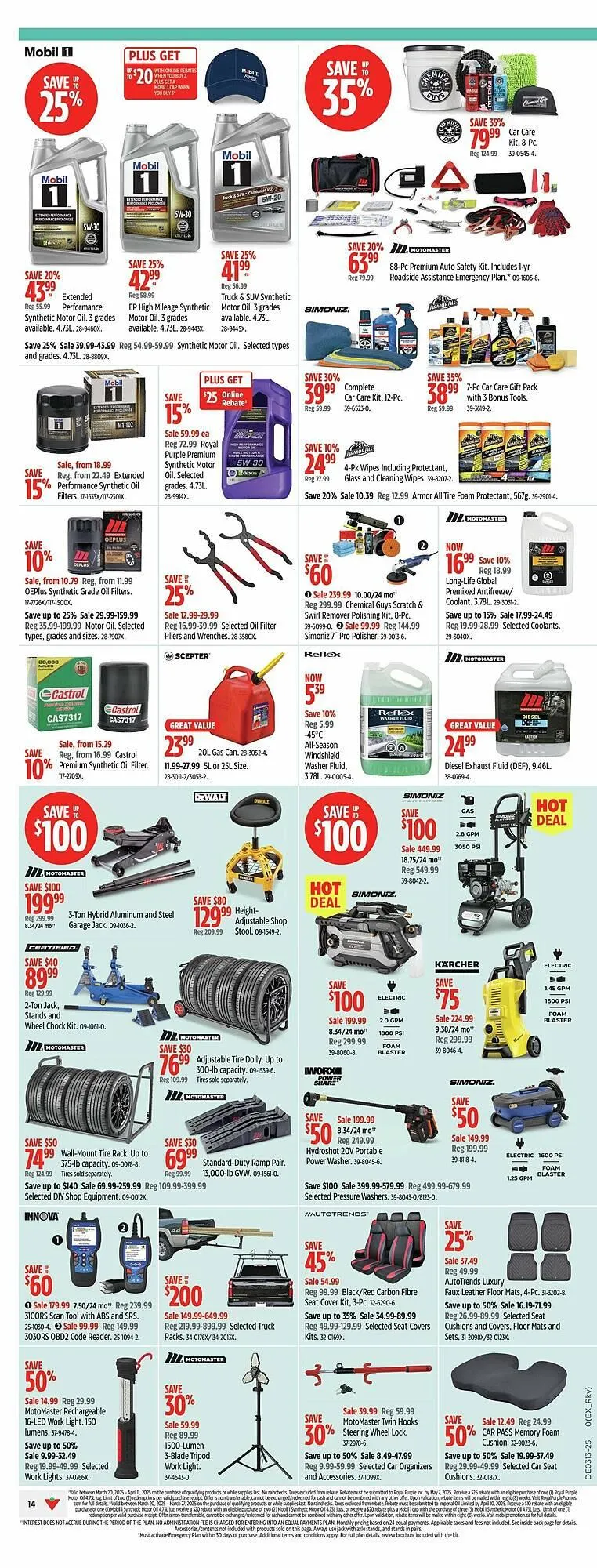 Canadian Tire flyer from March 20 to March 28 2025 - flyer page 23