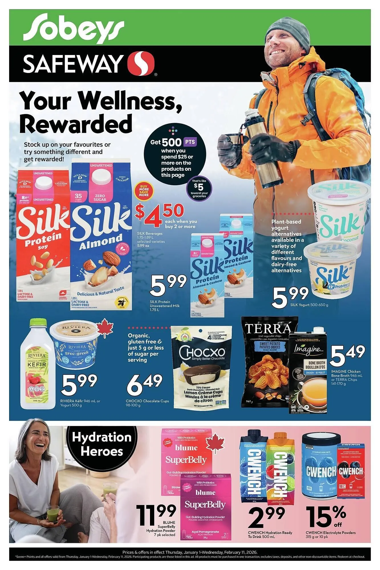 Safeway flyer from December 31 to February 1 2026 - flyer page 1