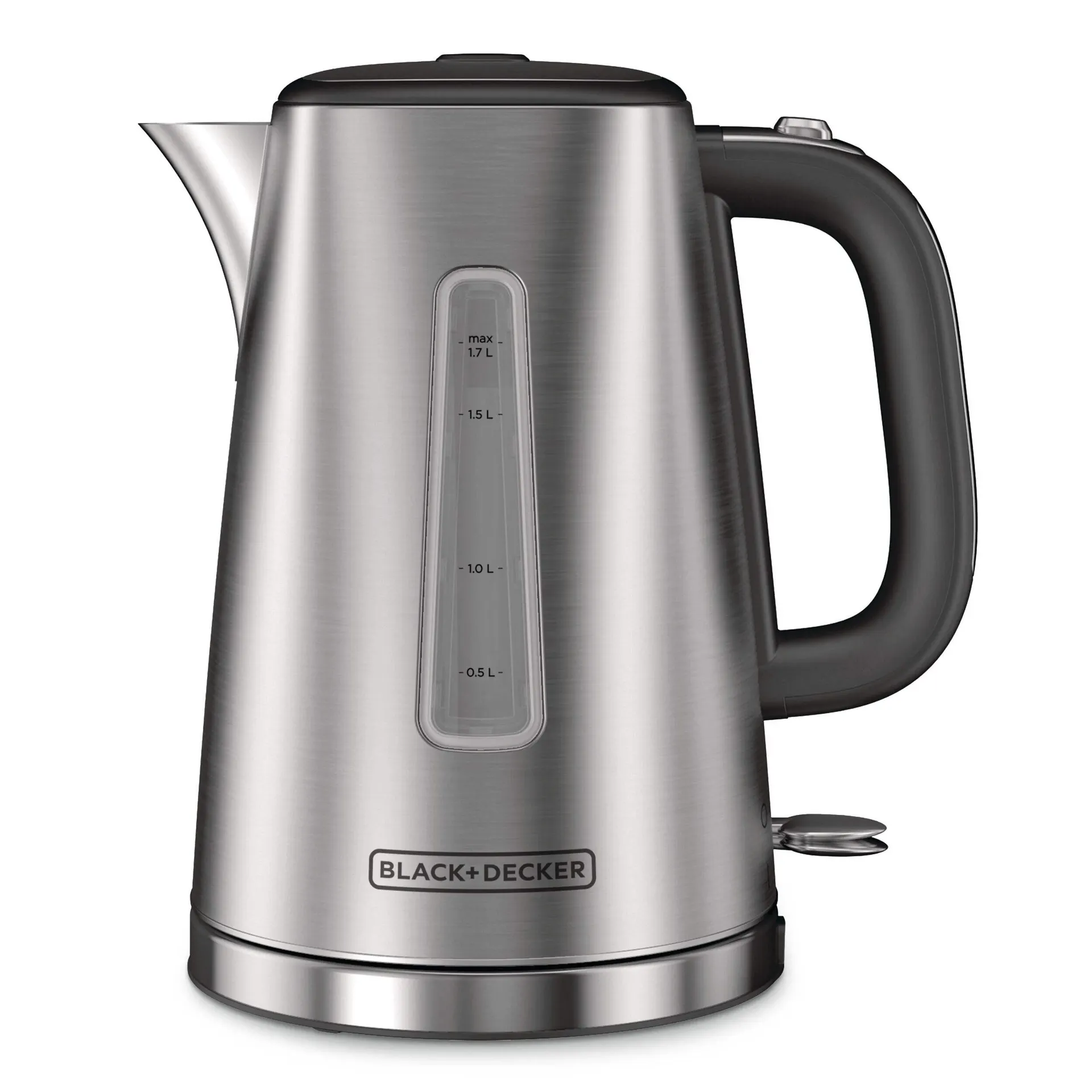 Black & Decker Kitchen Tools® Cordless Electric Kettle w/ Auto Shut Off, Stainless Steel, 1.7L