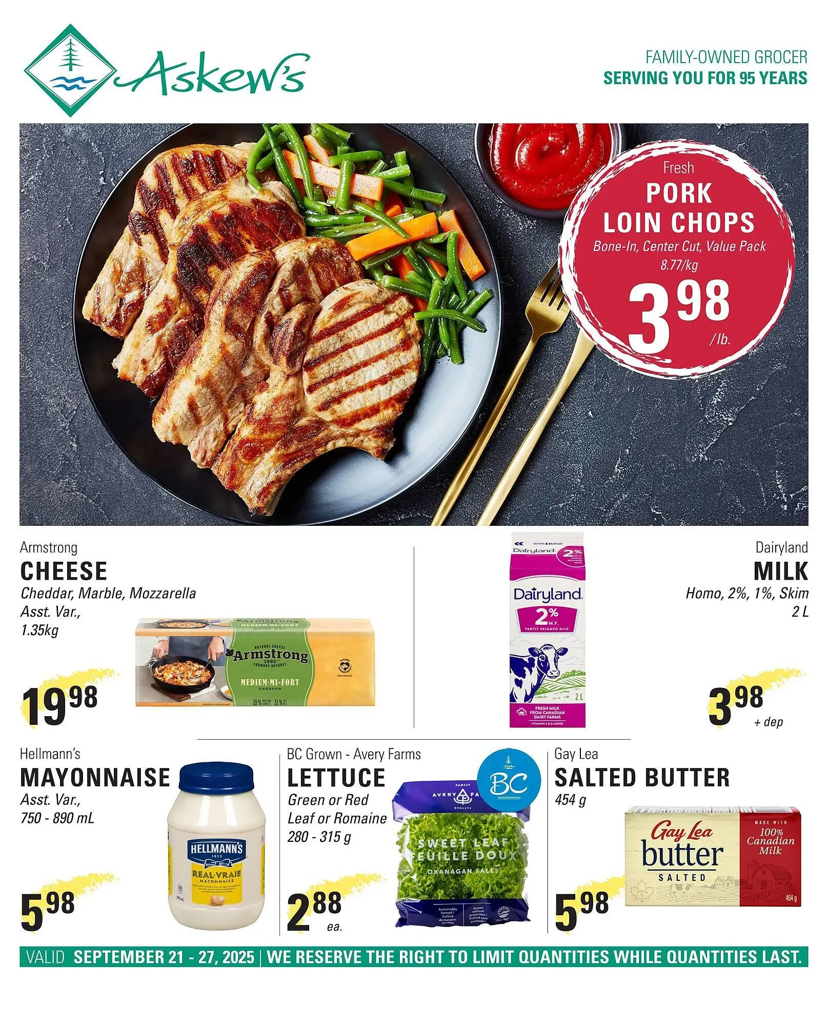 Askews Foods flyer from September 21 to September 27 2025 - flyer page 1