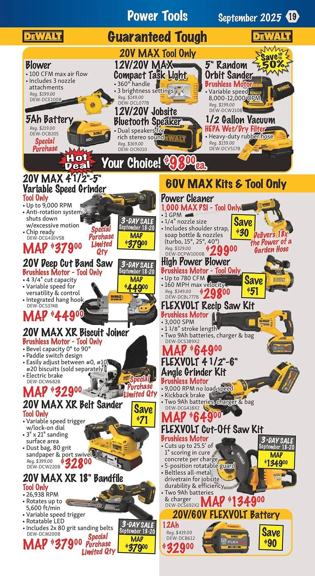 KMS Tools flyer from September 1 to September 15 2025 - flyer page 19
