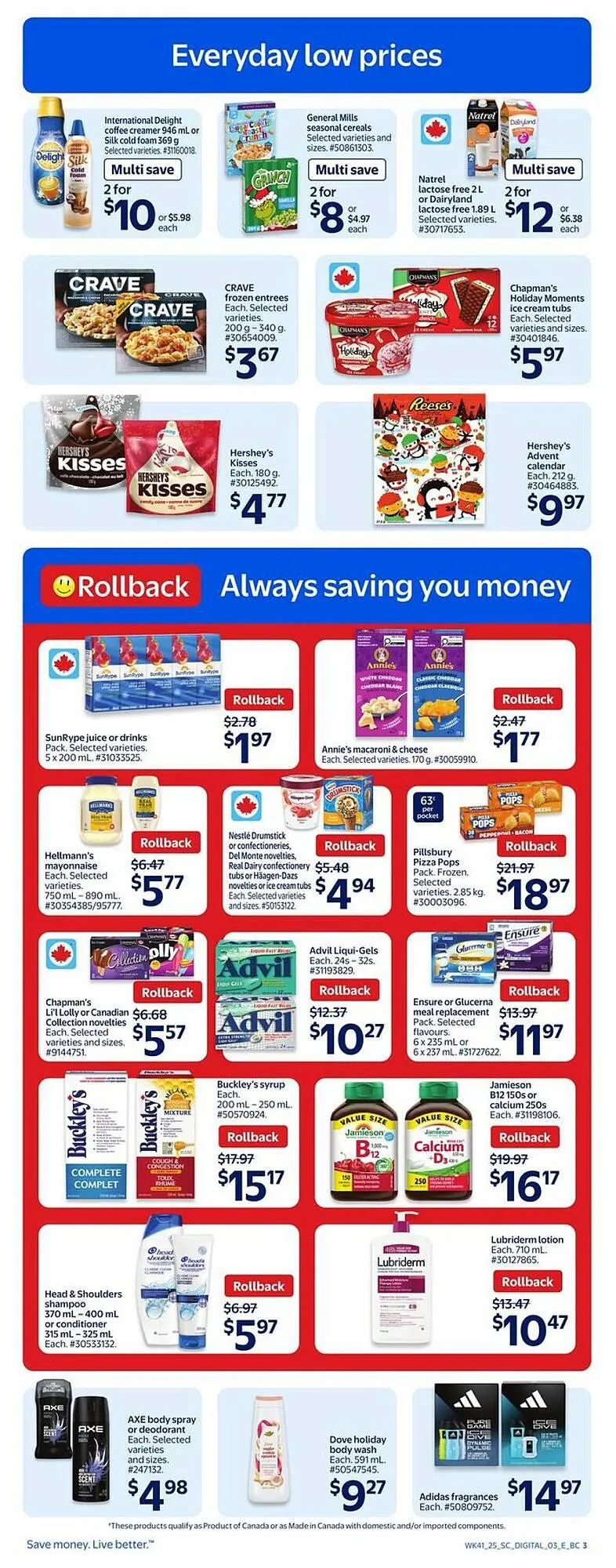 Walmart flyer from November 6 to November 12 2025 - flyer page 4