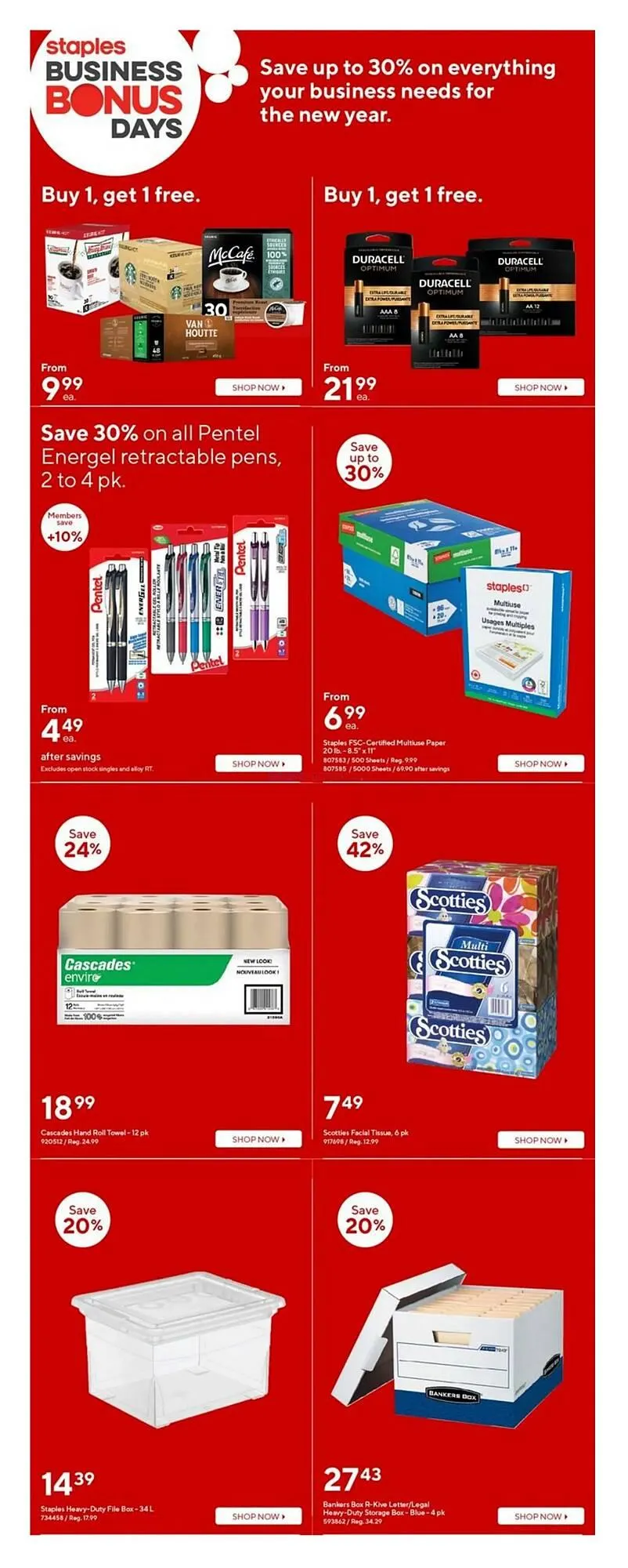 Staples flyer from January 17 to January 23 2025 - flyer page 4