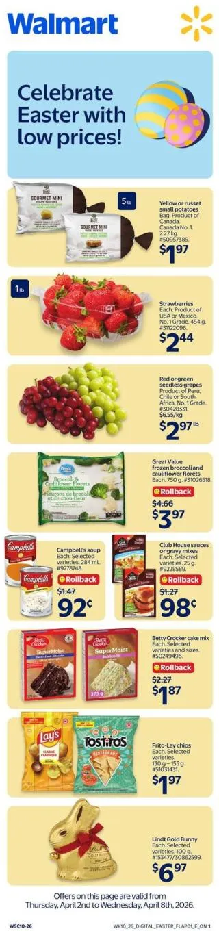 Walmart Flyer from April 2 to April 8 2026 - flyer page 2