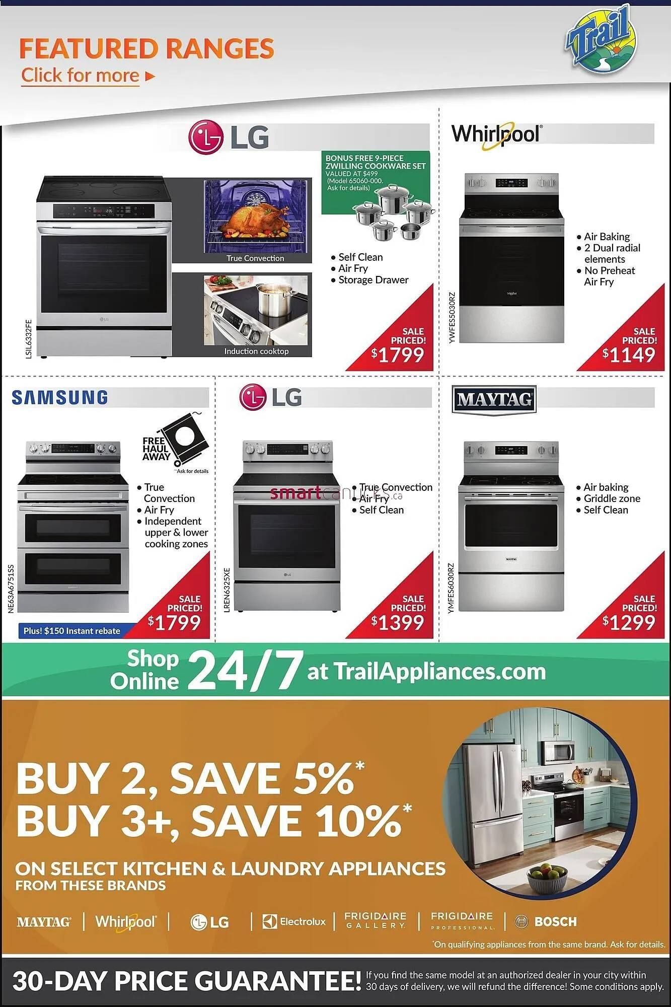 Trail Appliances flyer from October 16 to October 22 2025 - flyer page 4