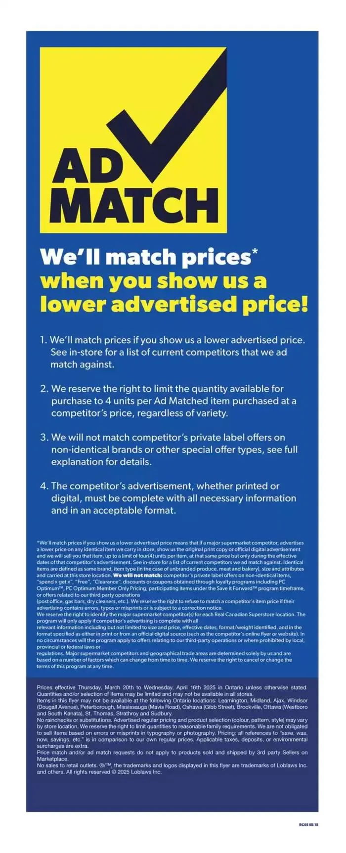 Wide range of offers from March 20 to April 16 2025 - flyer page 17