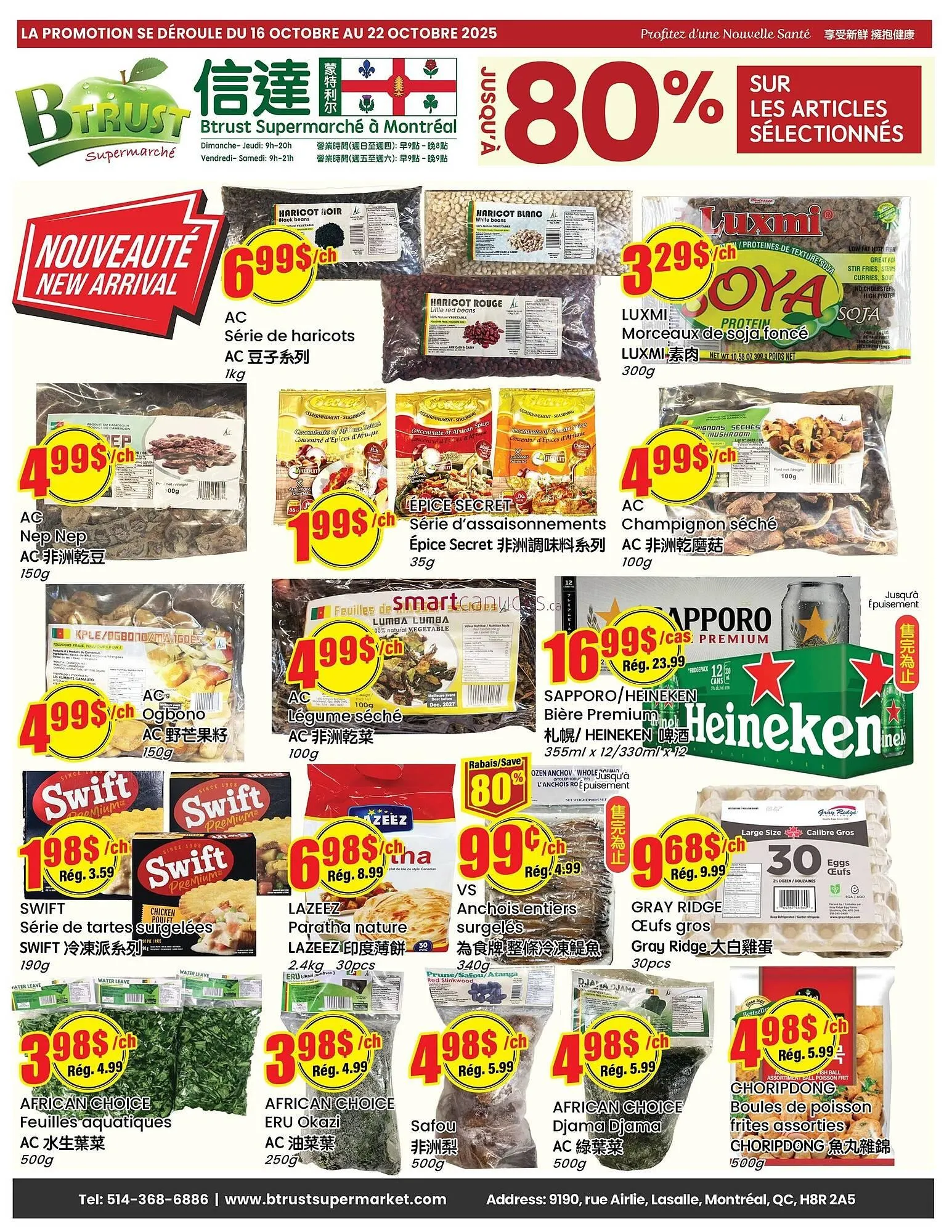 Btrust Supermarket flyer from October 16 to October 22 2025 - flyer page 1
