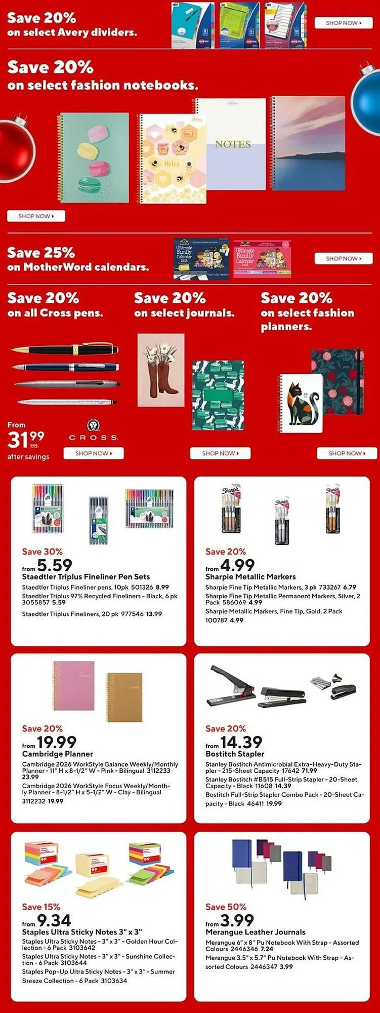 Staples flyer from December 5 to December 25 2025 - flyer page 16