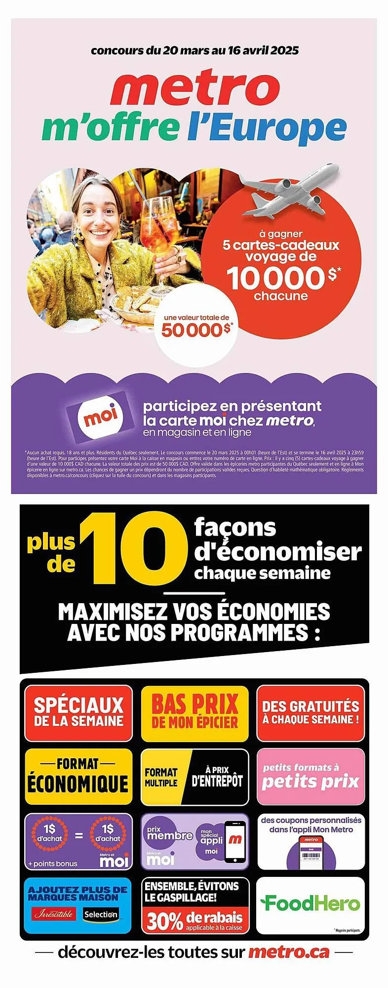 Metro flyer from April 1 to May 1 2025 - flyer page 22