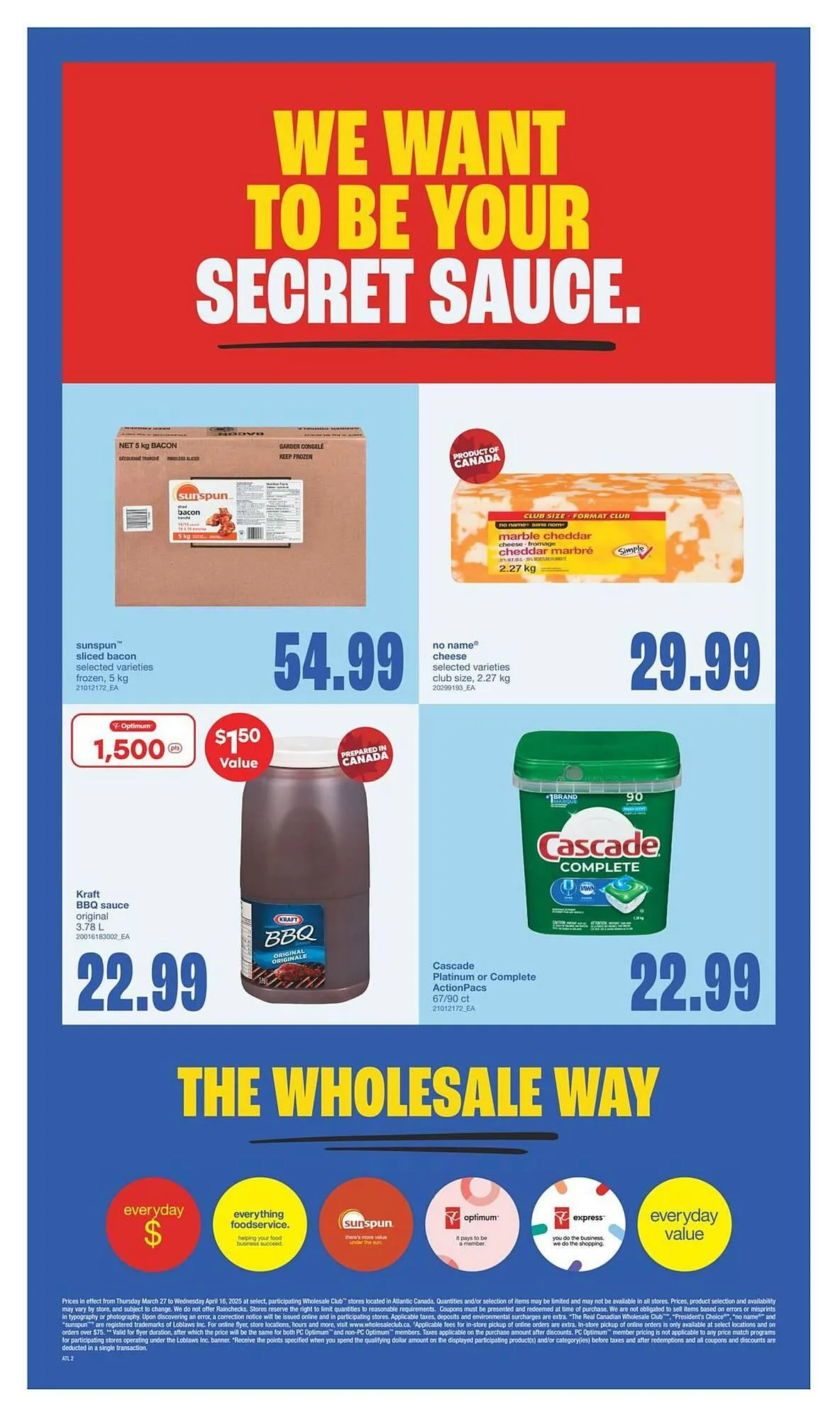 Wholesale Club flyer from March 26 to April 1 2025 - flyer page 2