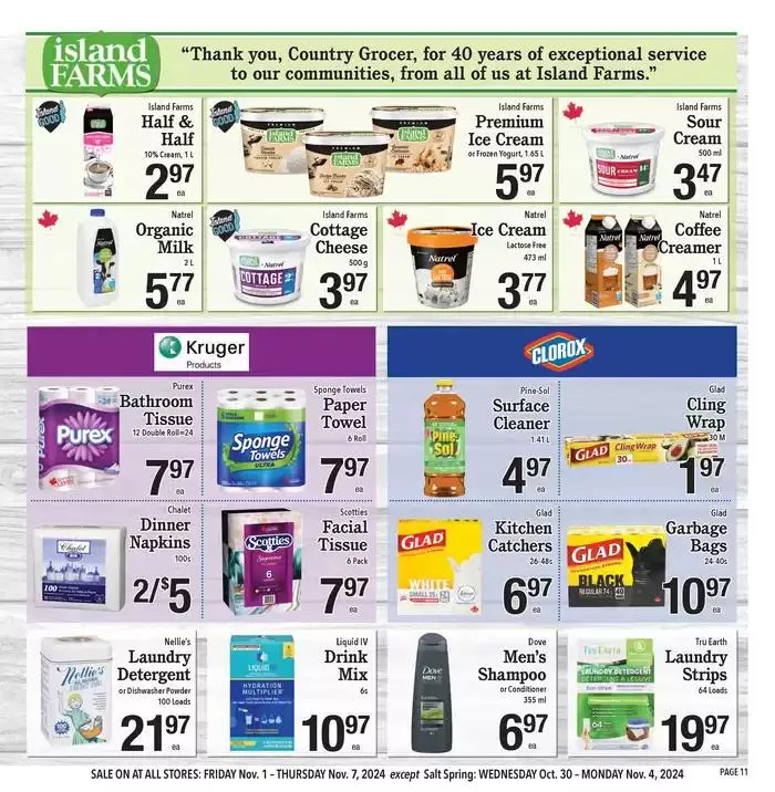 Offers for bargain hunters from October 31 to November 14 2024 - flyer page 11