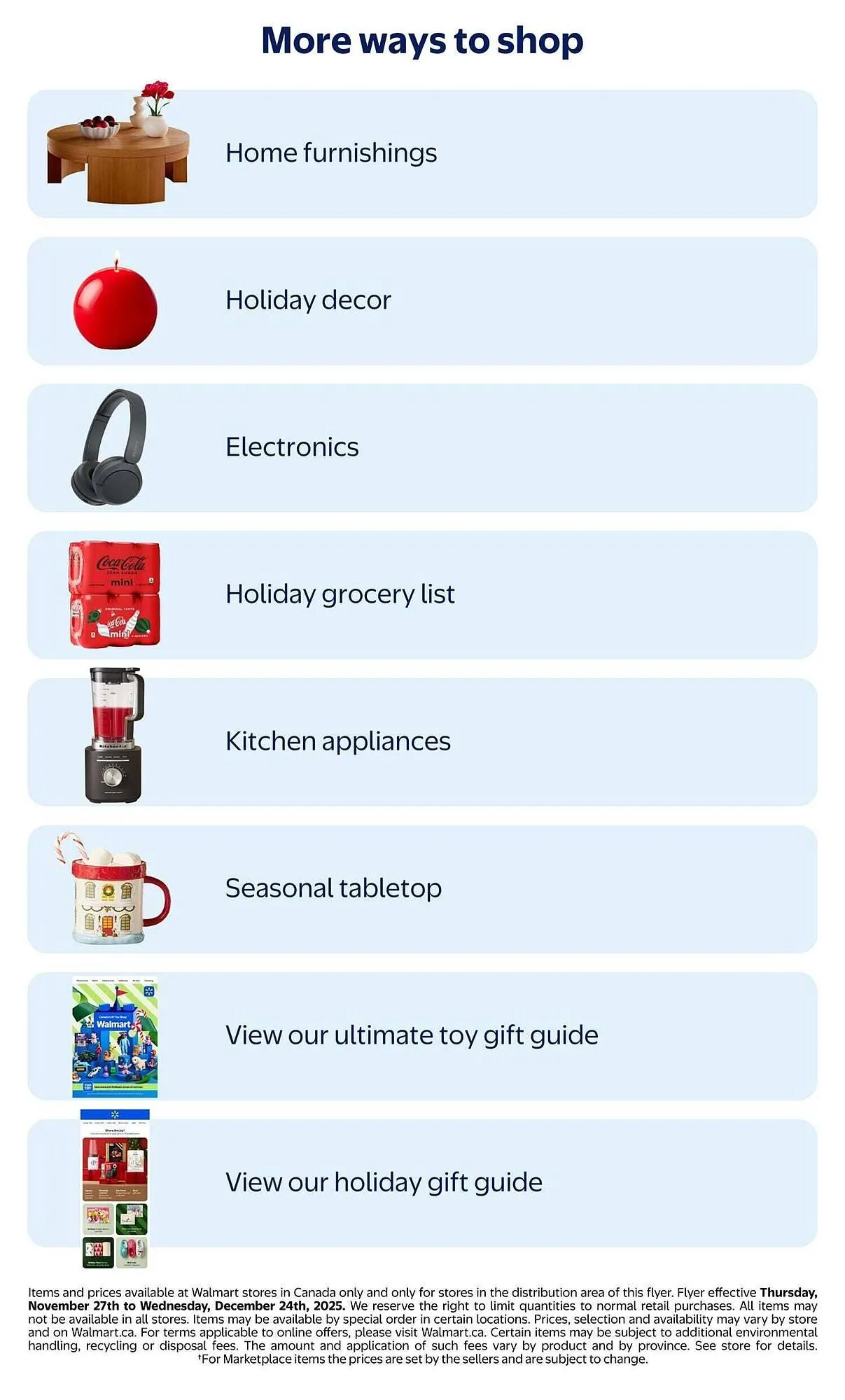 Walmart flyer from November 27 to December 18 2025 - flyer page 25