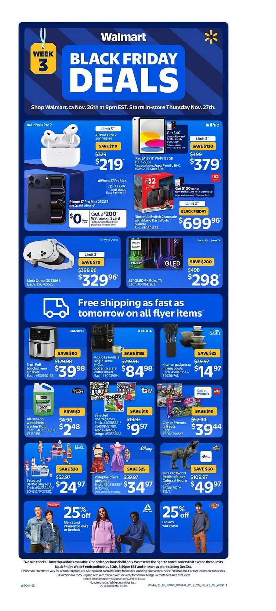 Walmart flyer from November 27 to December 3 2025 - flyer page 14