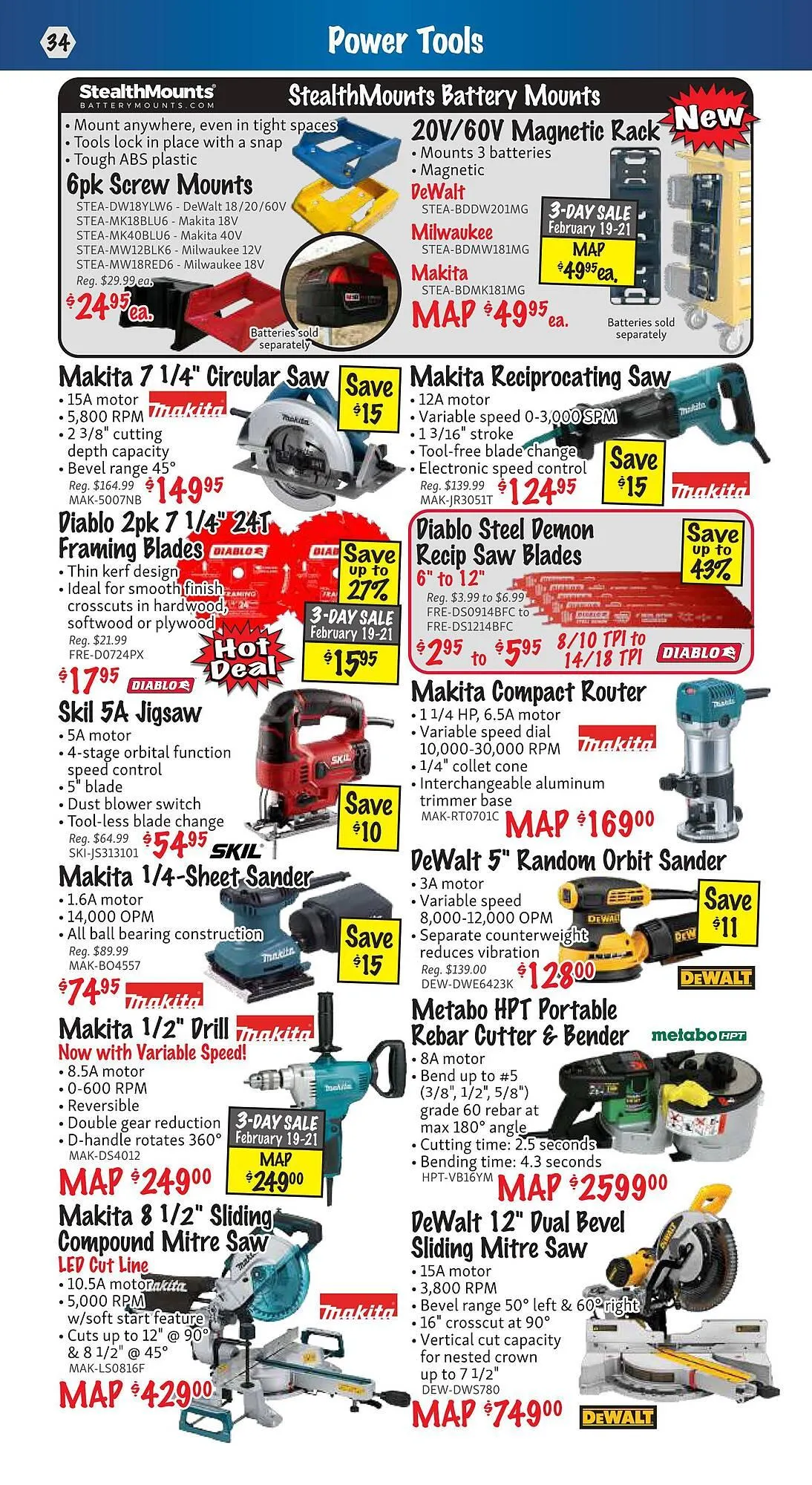 KMS Tools flyer from February 1 to February 28 2026 - flyer page 34