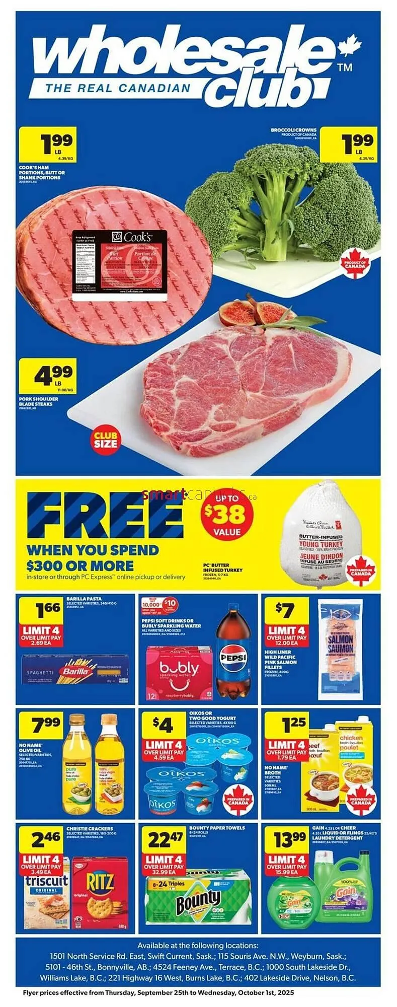 Real Canadian Superstore flyer from September 25 to October 8 2025 - flyer page 1
